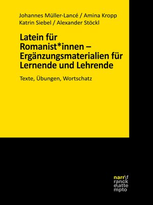 cover image of Latein für Romanist*innen – Ergänzungsmaterialien für Lernende und Lehrende